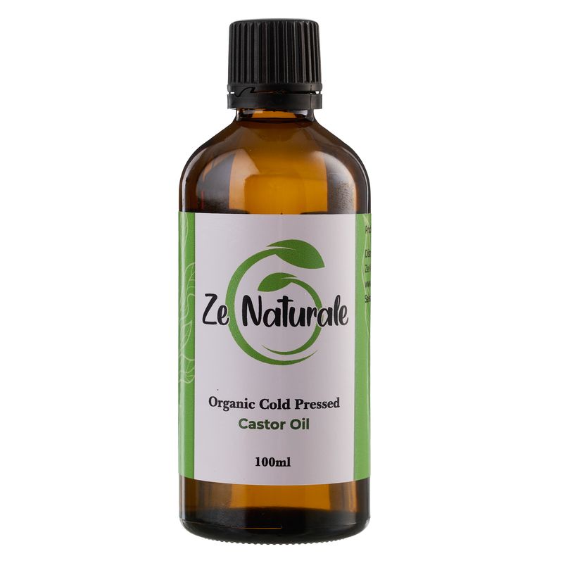 Organic Castor Oil - Cold Pressed &amp; Hexane Free - 100ml
