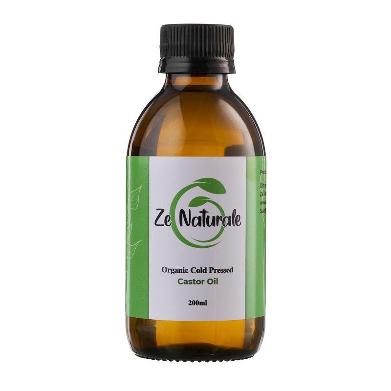 Organic Castor Oil - Cold Pressed &amp; Hexane Free - 200ml