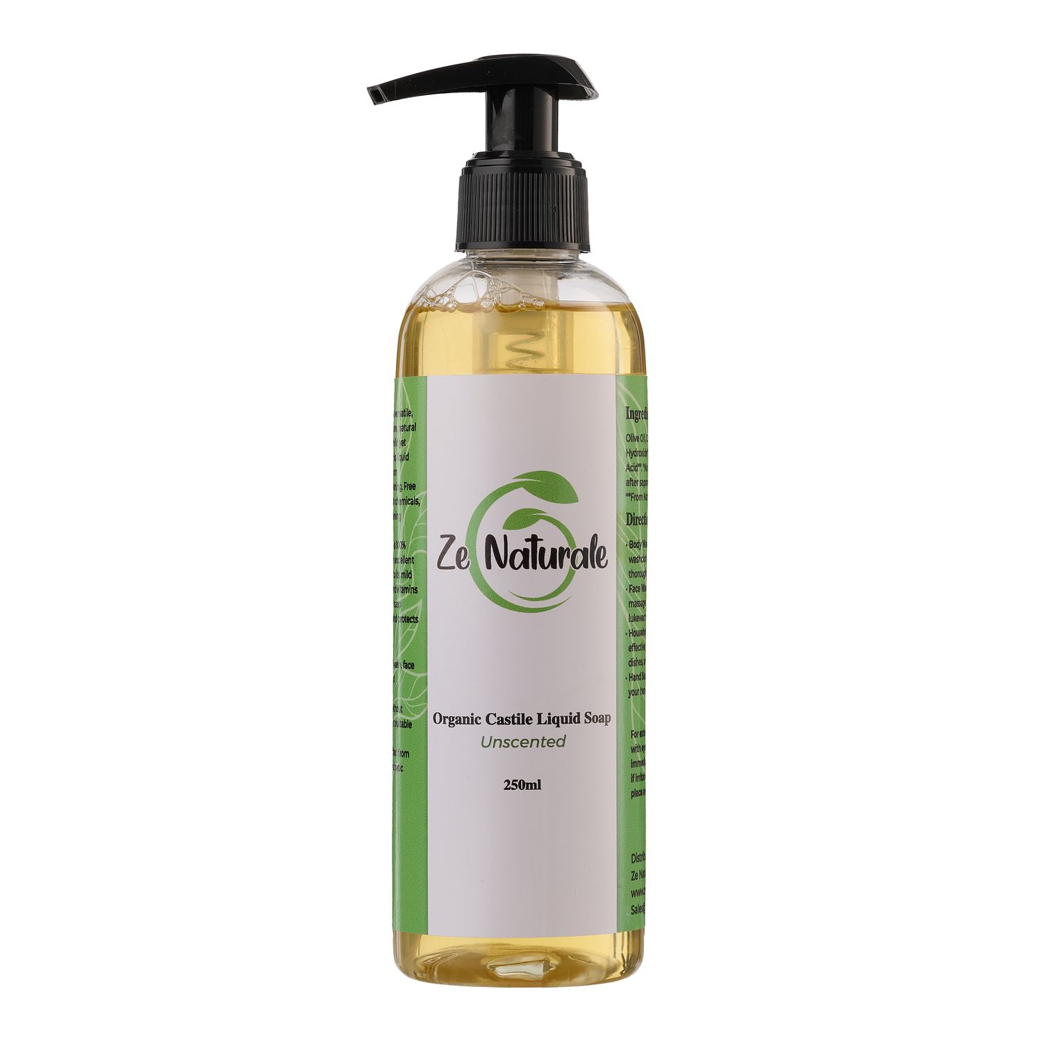 Organic Castile Liquid Soap - 250ml