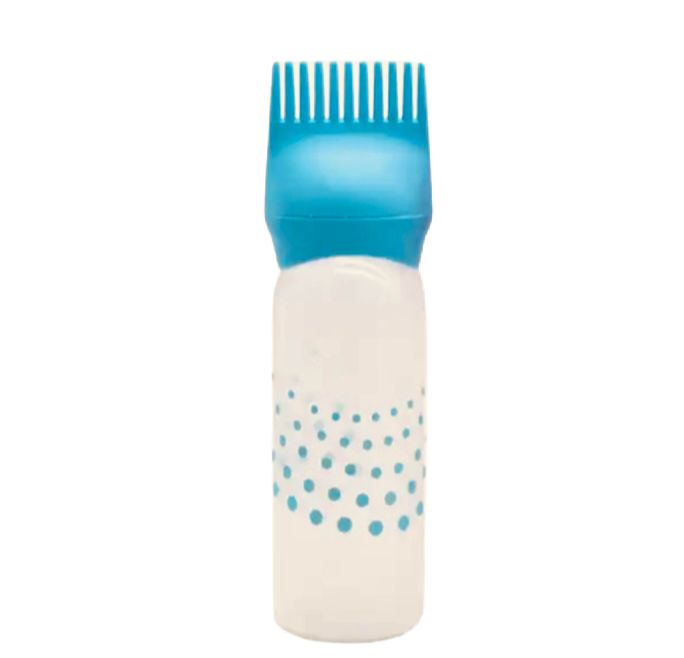 Hair Treatment Applicator Bottle – Dotted Blue