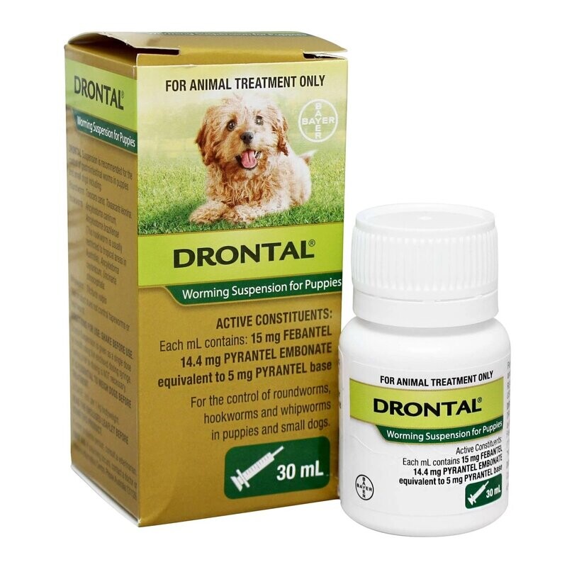 Drontal Puppy Worming Suspension 30ml