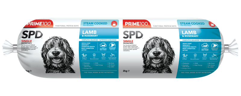 Prime100 Lamb and Rosemary Roll 2kg