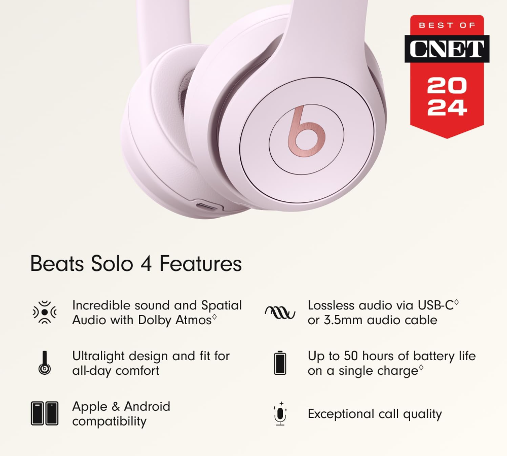 Beats Solo 4 - Cloud Pink