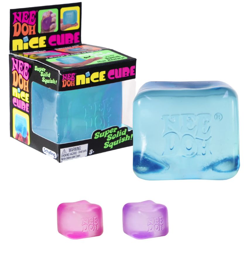 NeeDoh Nice Cube : 2.25" (Color May Vary)