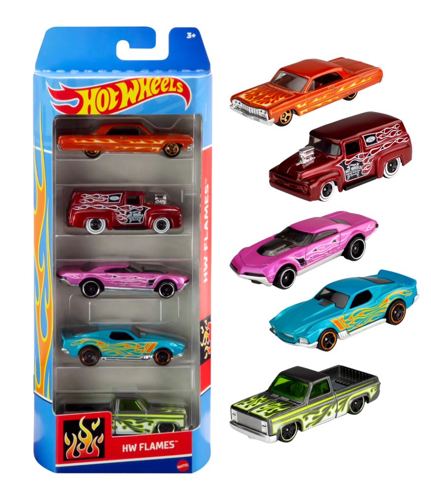 Hot Wheels Cars, 5-Pack