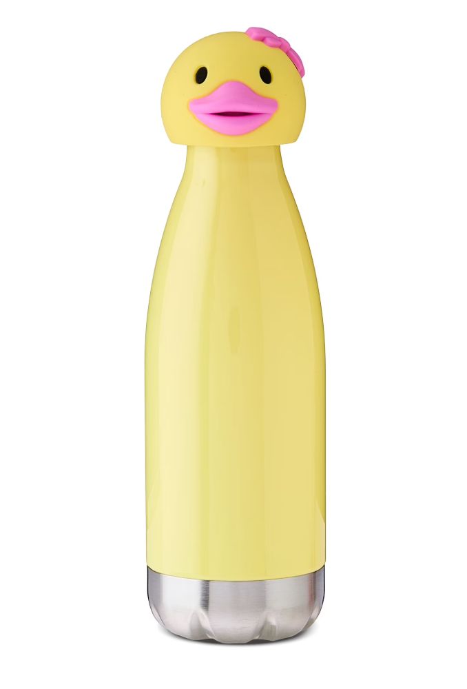 Plastic Duck Sport Bottle, Yellow, 18 fl oz
