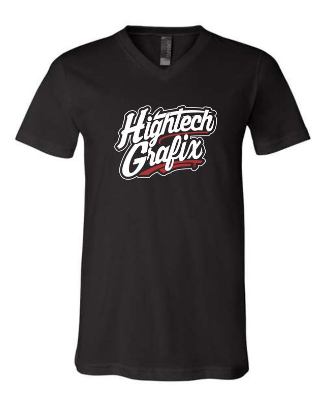 Unisex Jersey Short Sleeve V-Neck Tee