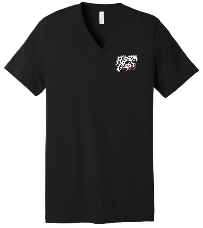 Unisex Jersey Short Sleeve V-Neck Tee