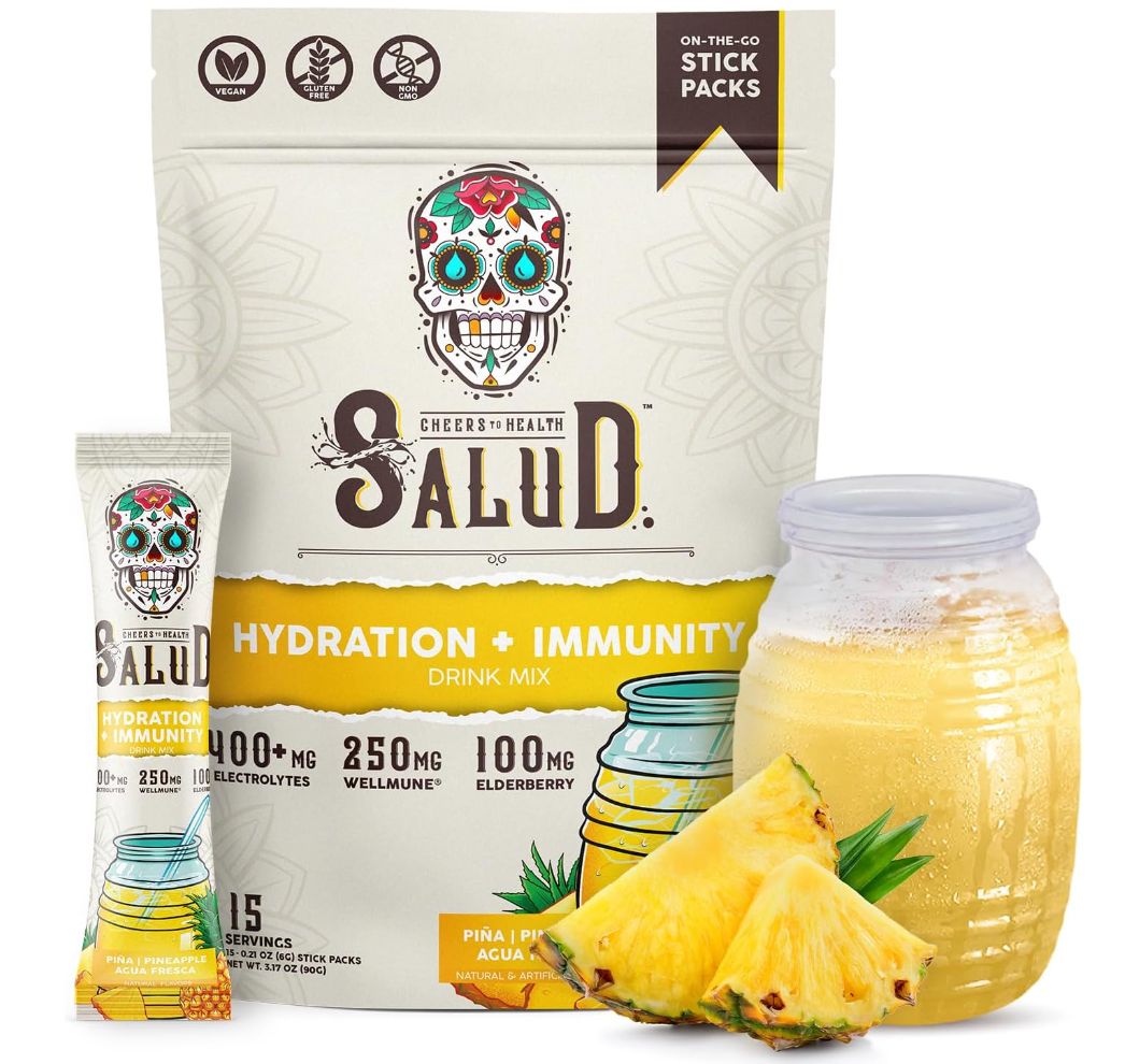 Pineapple Salud 2-in-1 Hydration Packets + Immunity