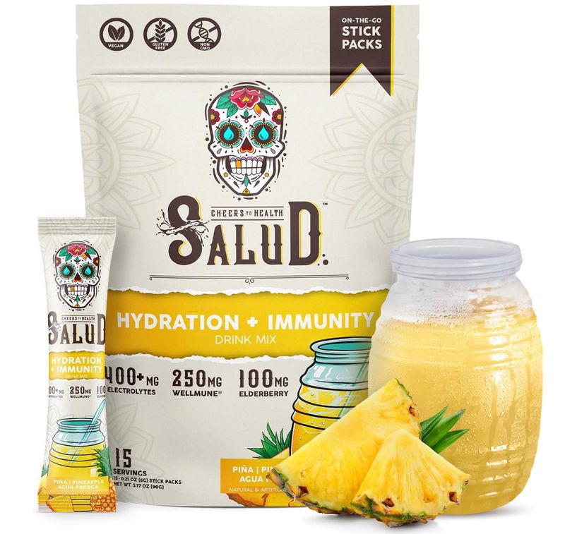 Pineapple Salud 2-in-1 Hydration Packets + Immunity