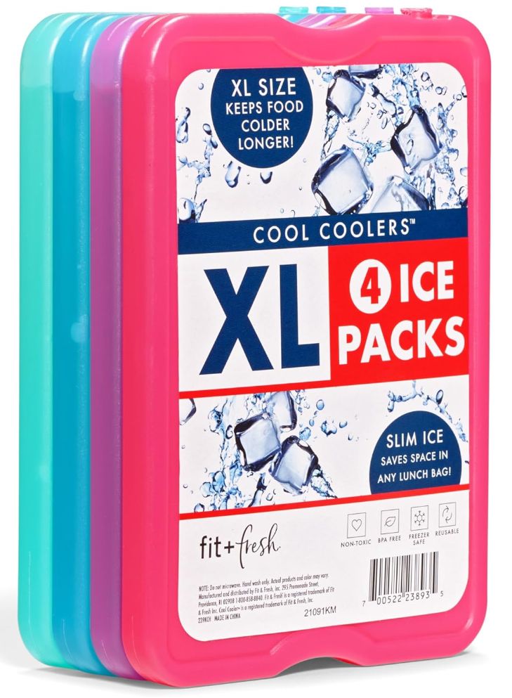 4-Pack XL Slim Ice Packs