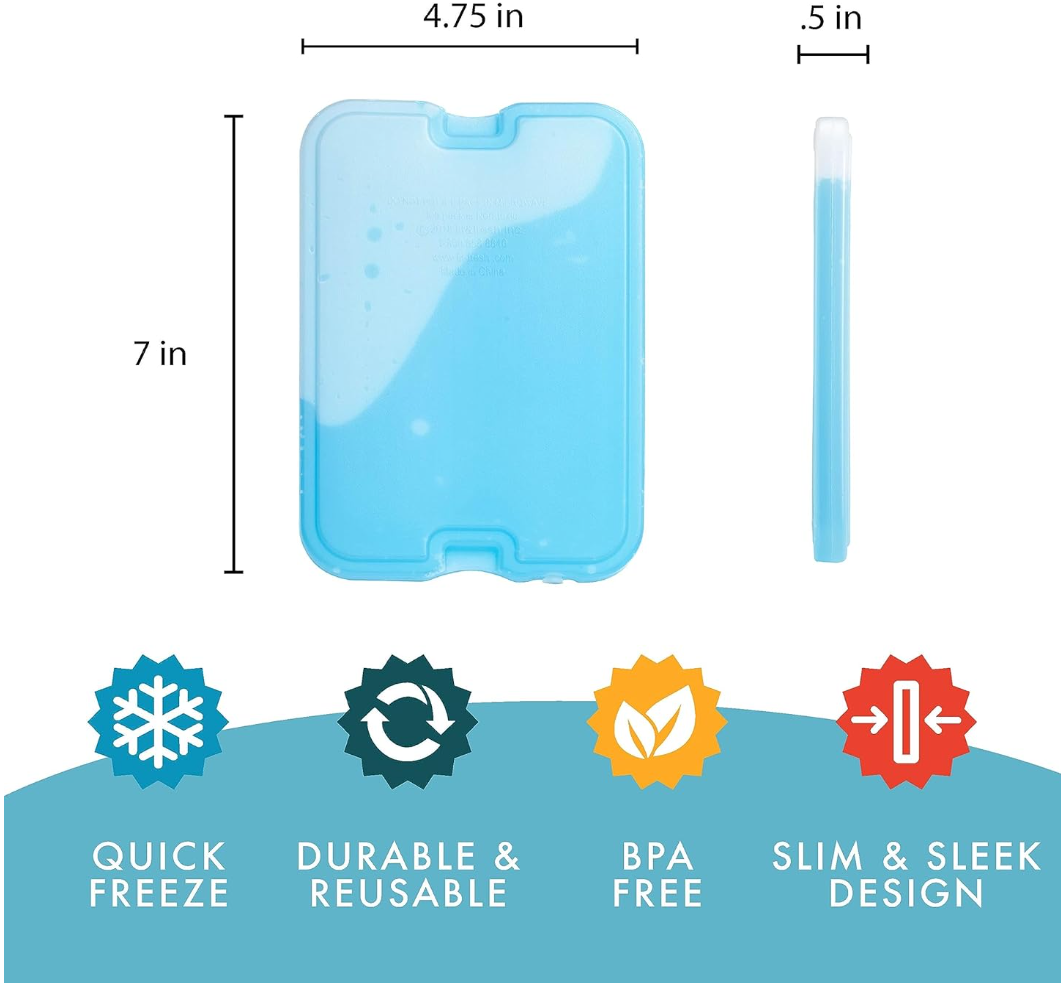 4-Pack XL Slim Ice Packs