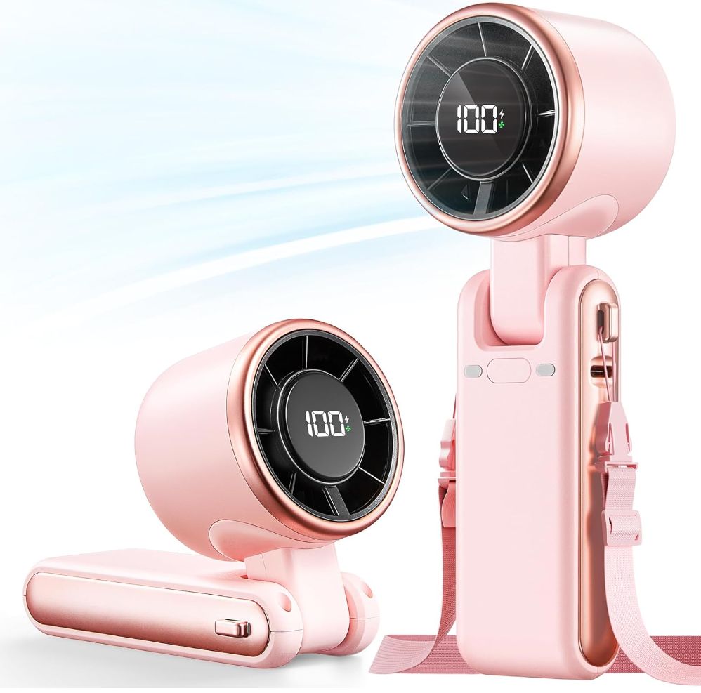 Portable Handheld Turbo Fan - Pink