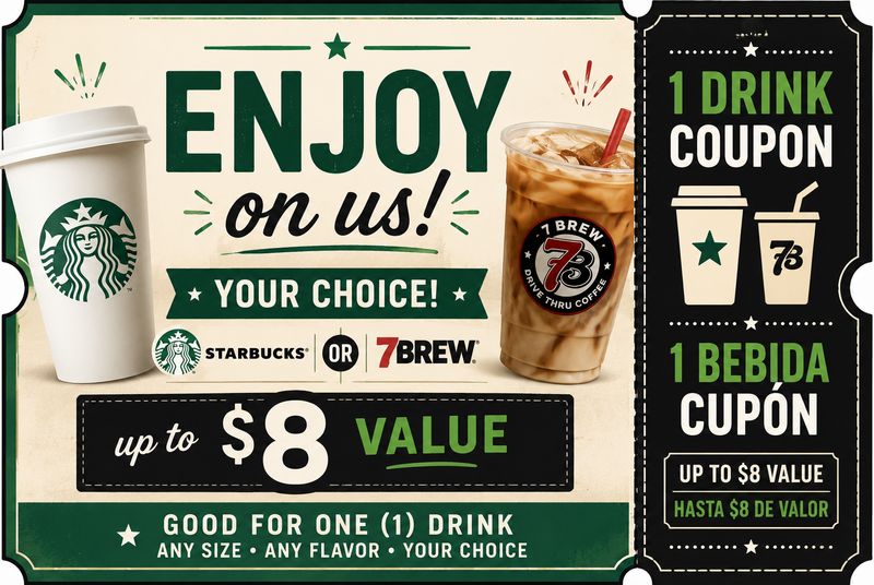 Starbucks/7Brew on HTG