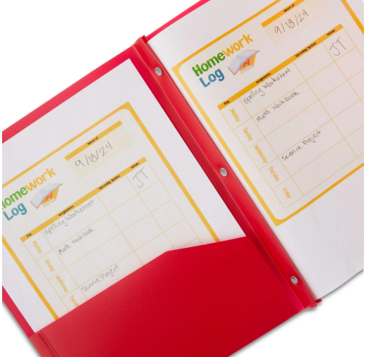 3-Prong 2-Pocket Folder