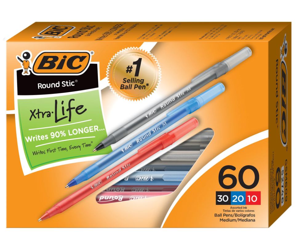 BIC Med Point - 1.00mm - Black, Red, Blue Pens
