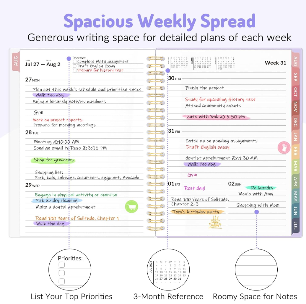 Student Planner Aug 2026-Dec 2027