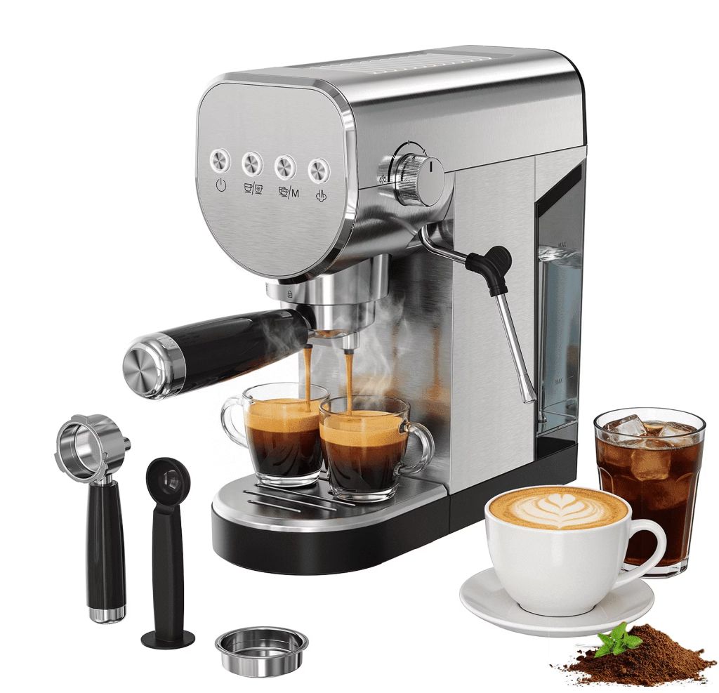 Espresso Machine with Milk Frother & Cold Brew