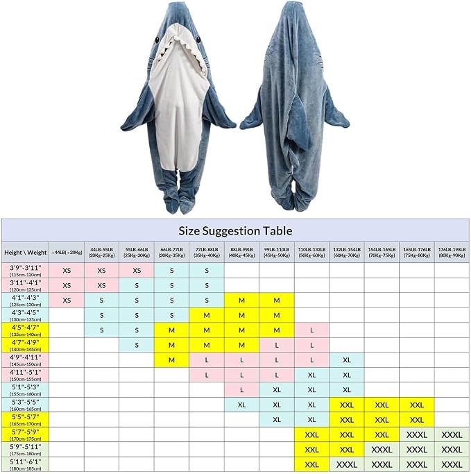 Shark Blanket Hoodie Onesie