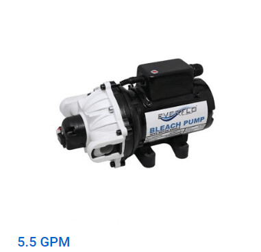 Softwash Bleach Pump - 12v Everflo 20LPM (5.5GPM) Essential [2023]