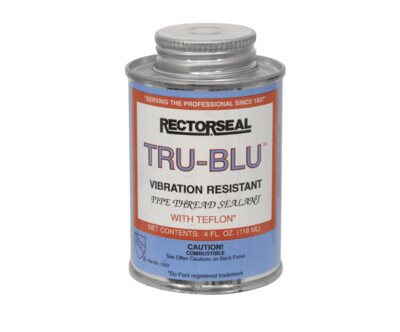 Tru - Blu threat sealing for softwash fittings