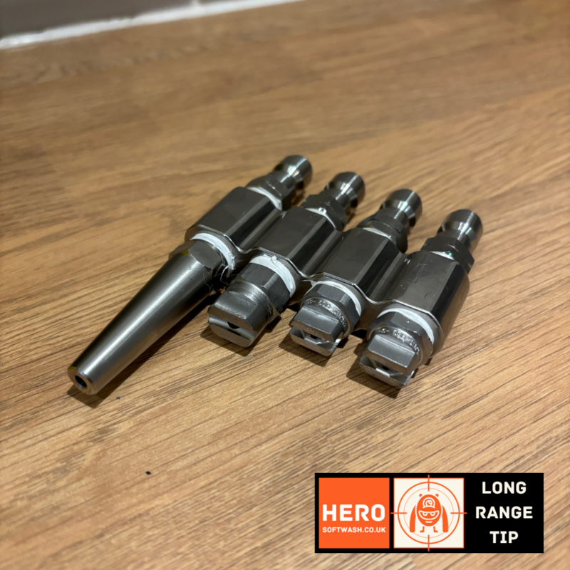 Stretch Long Range 21lpm Stainless Steel 4 in 1 Nozzle Holder