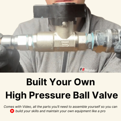 High Pressure Ball Valve with Quick Connection Ends