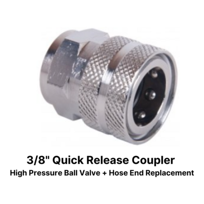 ​High Pressure 3/8" Quick Connector Coupler