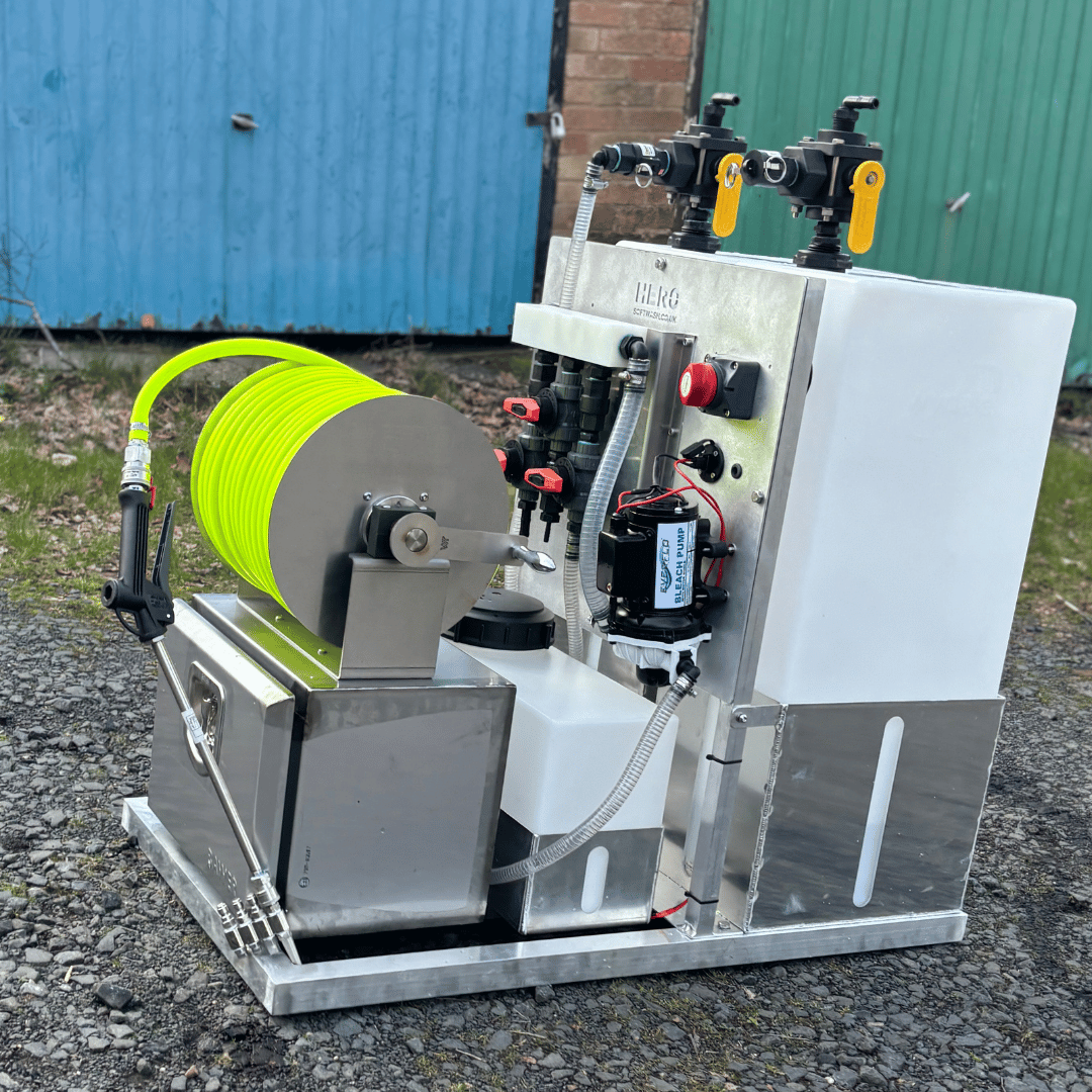 Softwash System For Bleach and Biocide