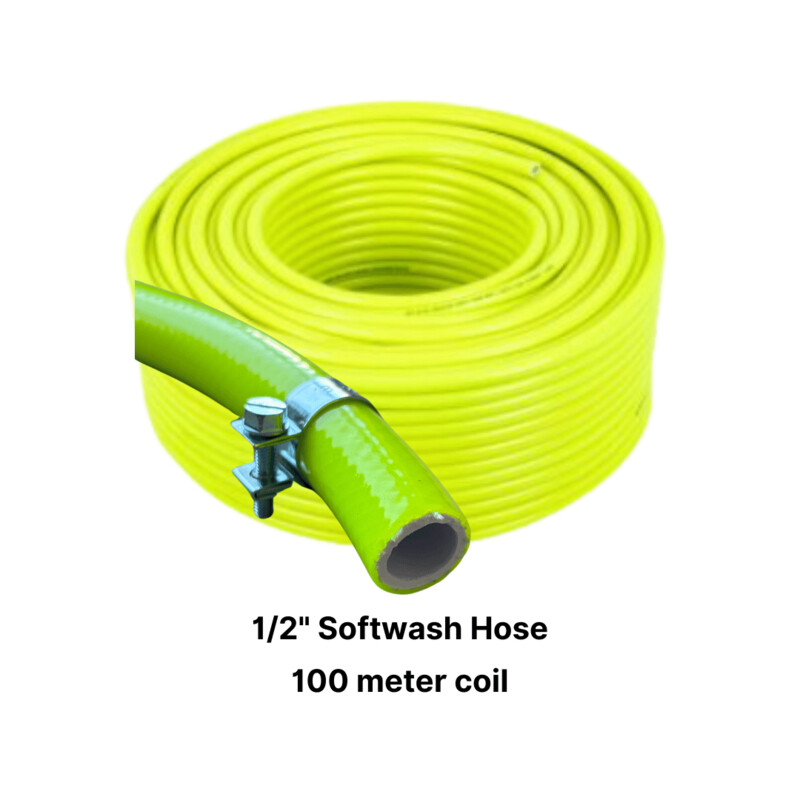 1/2" Softwash Hose (High Vis) and High Quality