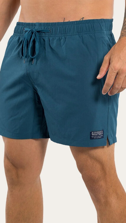 MSH - AVOCA MENS SWIM SHORT - PETROL BLUE