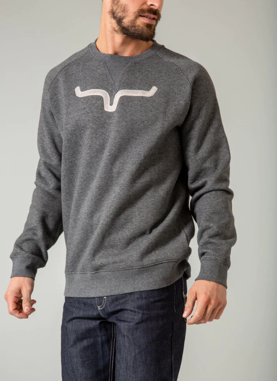 MJU - KIMES RANCH VINTAGE CREW SWEATSHIRT - GREY