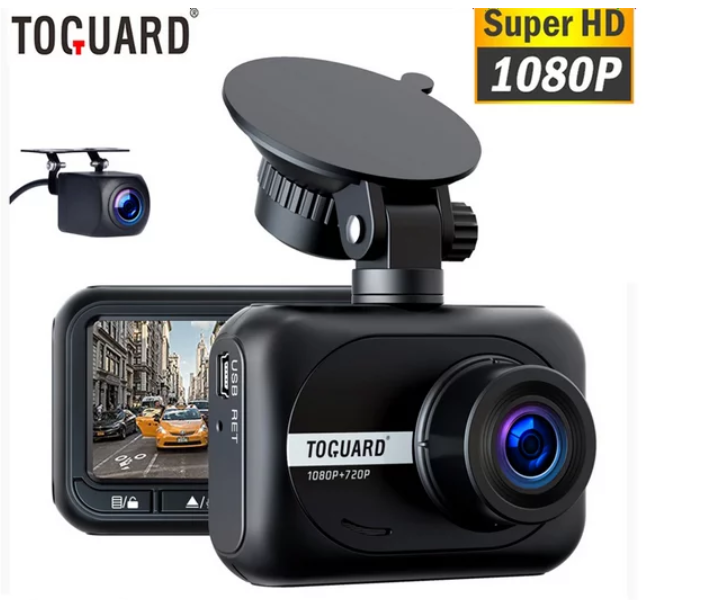 Dual Dash Cam for Cars, Dual Lens Front and Camera FHD Car Video DVR Dashboard-