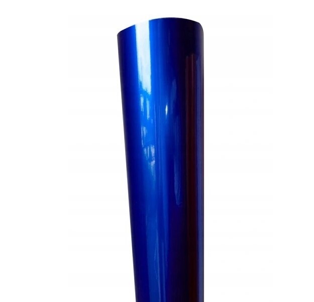 Plėvelė mėlyna blizgi metallic 50x152cm