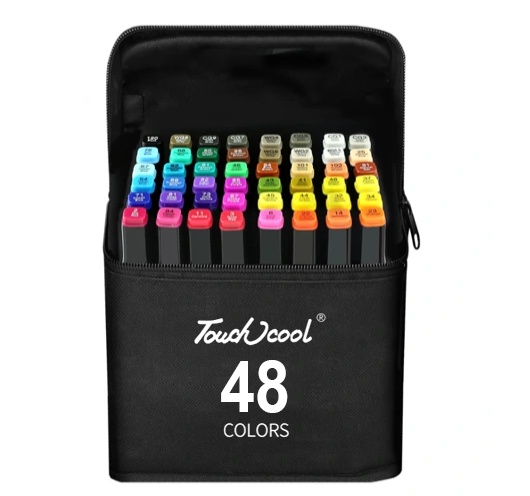 TouchCool flomasteriai - markeriai 48vnt.