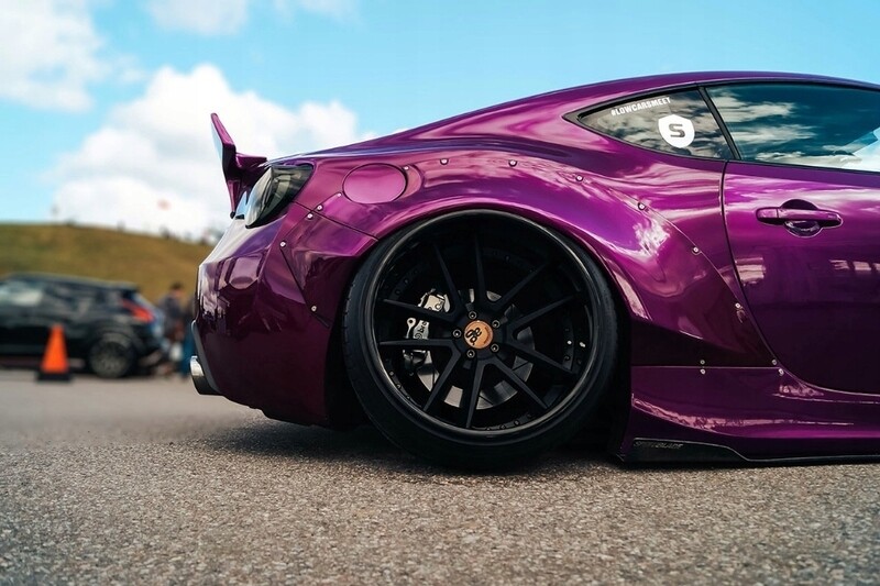 Plėvelė violetinė blizgi metallic 20m