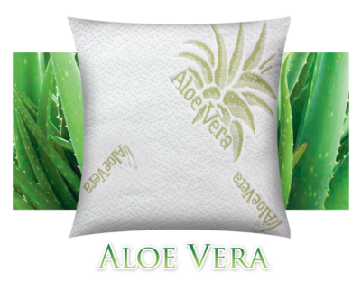 Neperšlampamas Aloe Vera pagalvės užvalkalas 40x40