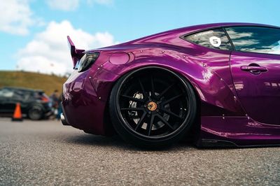 Plėvelė violetinė blizgi metallic 20m