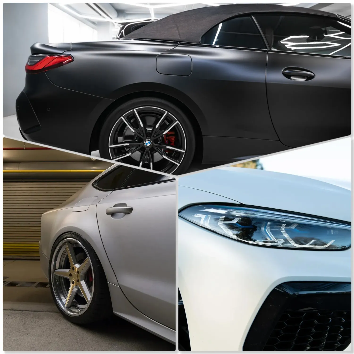 Automobilio apklijavimo plėvelė - matinė Basic (įvairių spalvų)