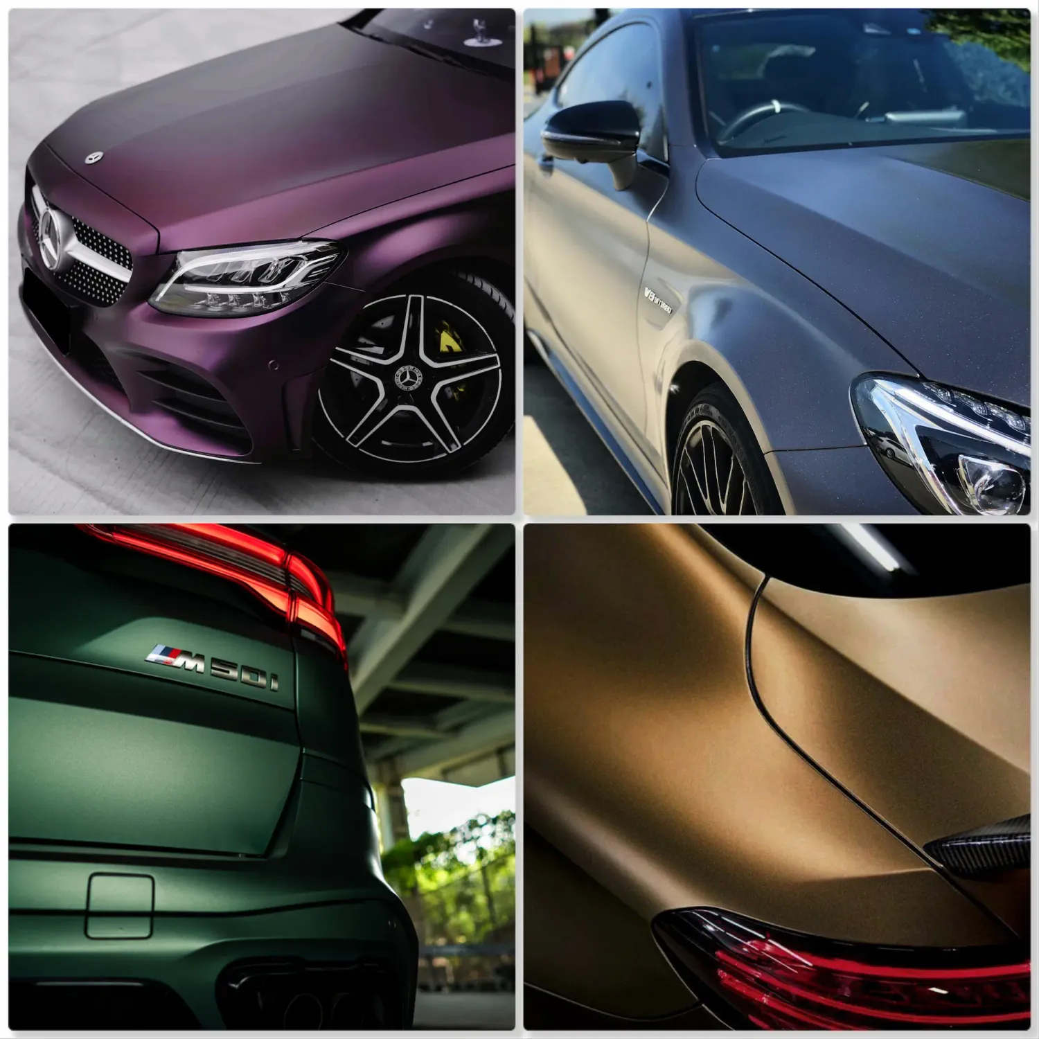 Automobilio apklijavimo plėvelė - aksomas Crystal (įvairių spalvų)