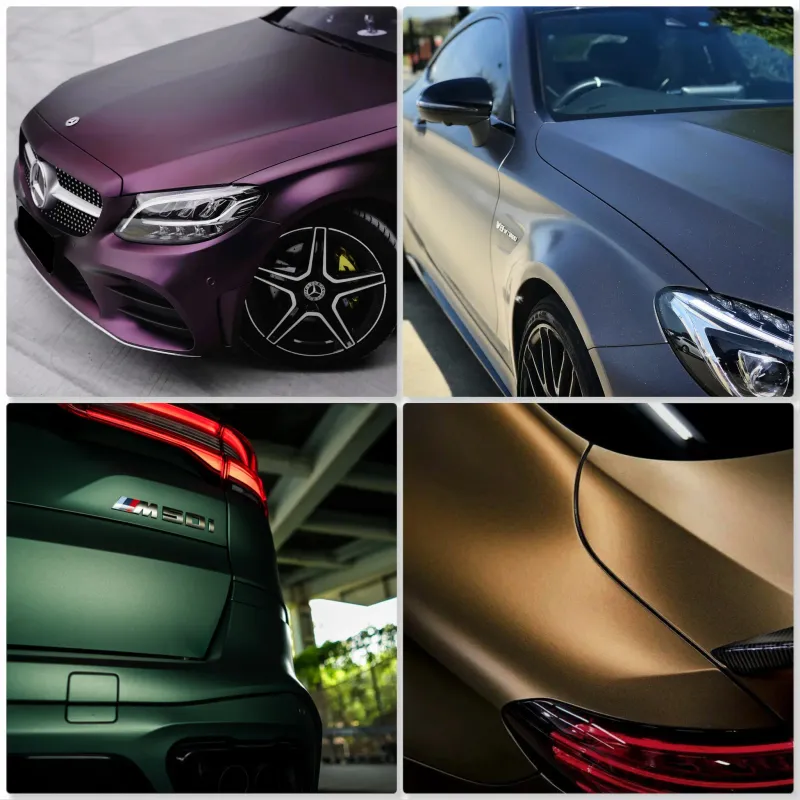 Automobilio apklijavimo plėvelė - aksomas Crystal (įvairių spalvų)