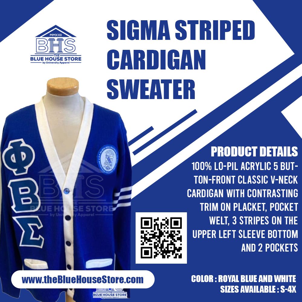 Sigma Striped Cardigan Sweater