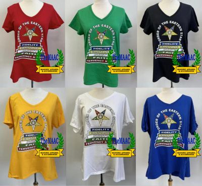 Eastern Star V-Neck Tees