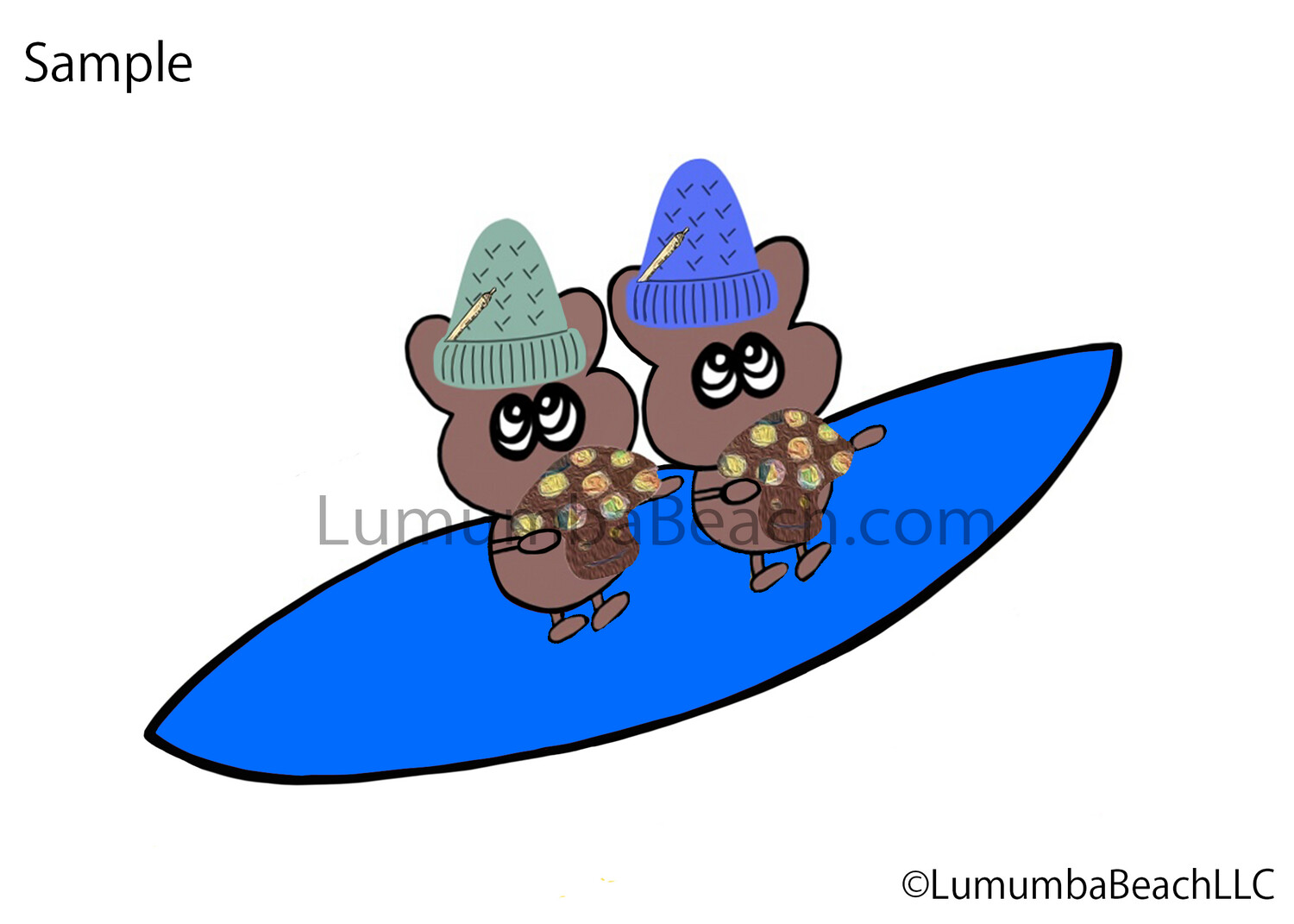 Wheelly and Deally Surf (Blue)