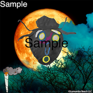 DREAMED MOSQUITO AND FULL MOON