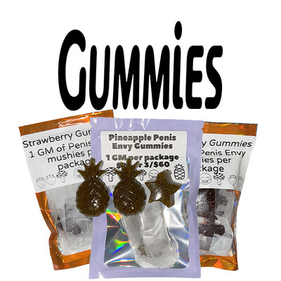 {Each Delicious Pack has 1gram of Penis Envy Mushroom Gummies!
3packs for $60