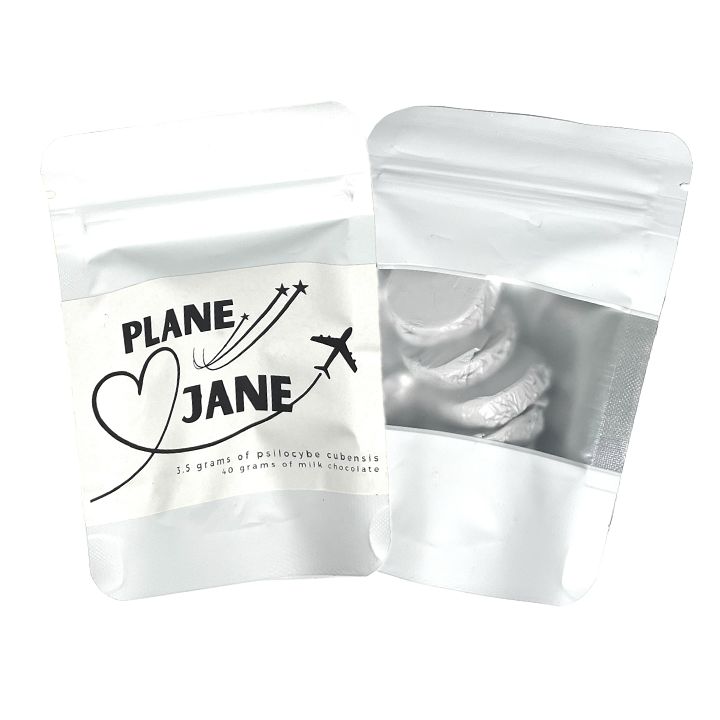 MUSHROOM CHOCOLATES  “PLANE JANE” *7 pieces (3.5g) 1/$60, 2/$115, 3/$165, 5/$270