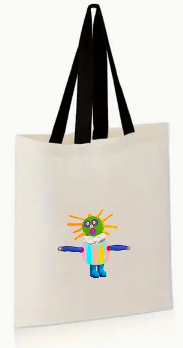 COTTON CANVAS ECO BAG (Frosty The Sunny Man)