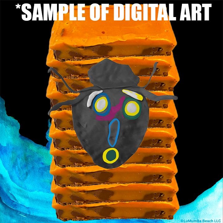 10 &quot;CHOCOLATE BARS&quot; Digital Art, 🎁 Digital Art1: Wheelly and Really Surf