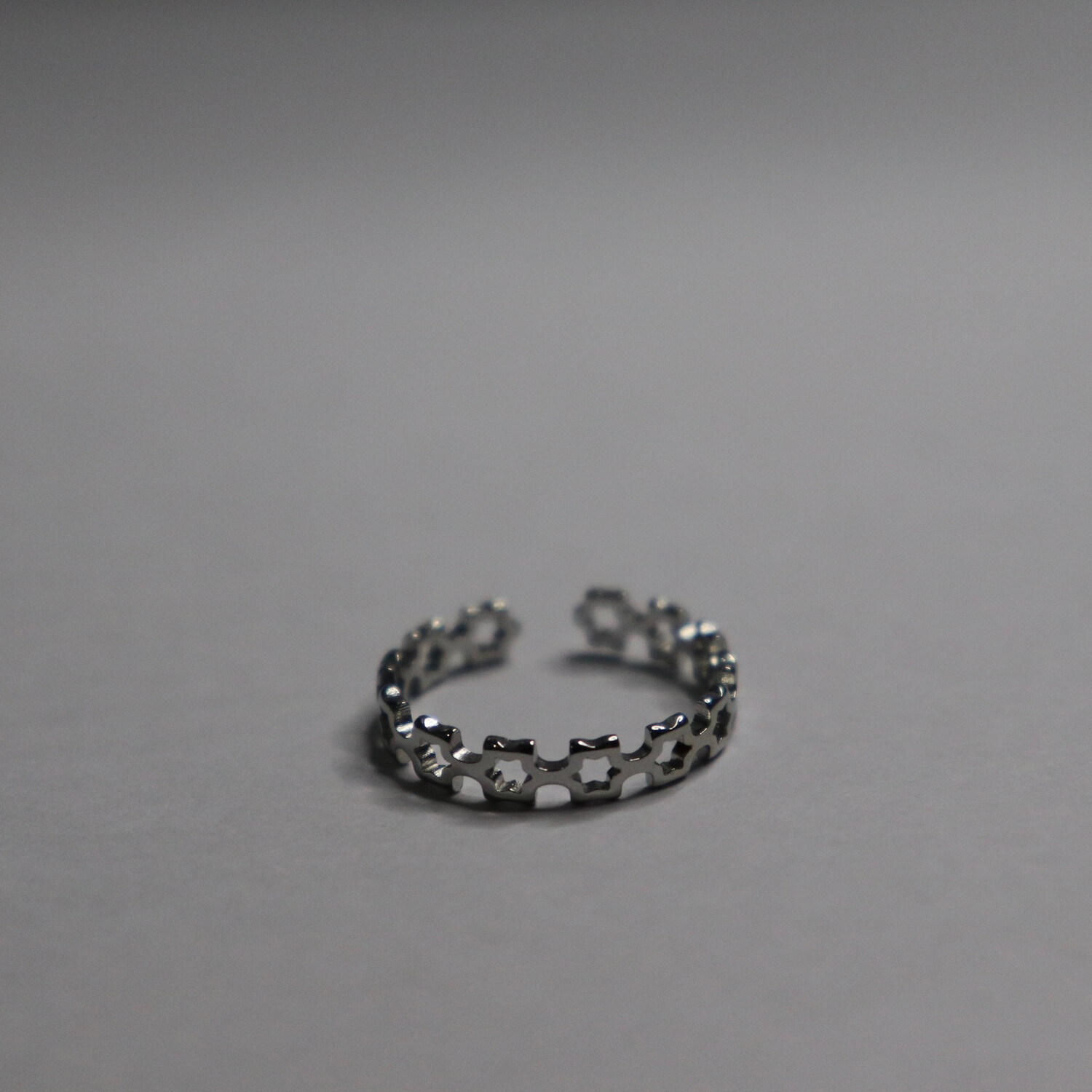 Square Star Cuff Ring